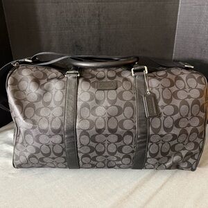 Coach Signature Travel Duffel Bag
